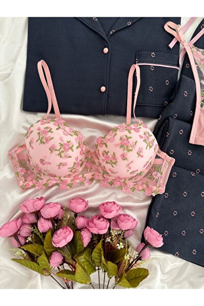 Lena Homewears Women's Ecru Waffle Premium Pajama Set with Underwear