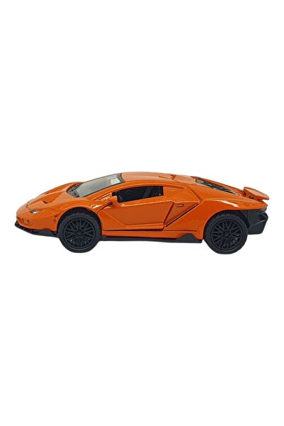 Vardem Pull and Drop Metal Cars 13 cm - Sr2213- Orange