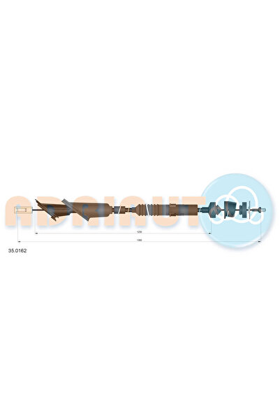Adriauto Cablu Ambreiaj Peugeot 106 2/106 Van 2 Caseta/