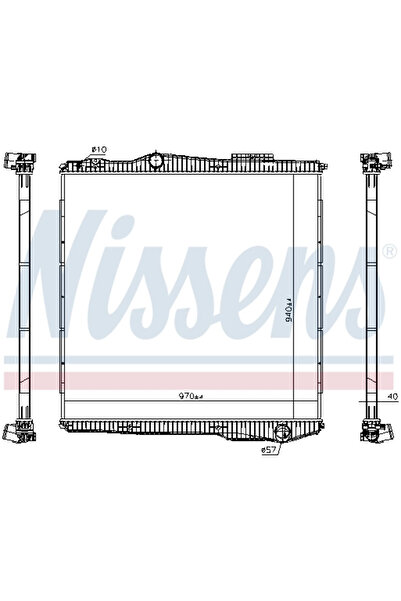 Nissens Radiator Racire Motor Scania G 1/K - Series/P 1