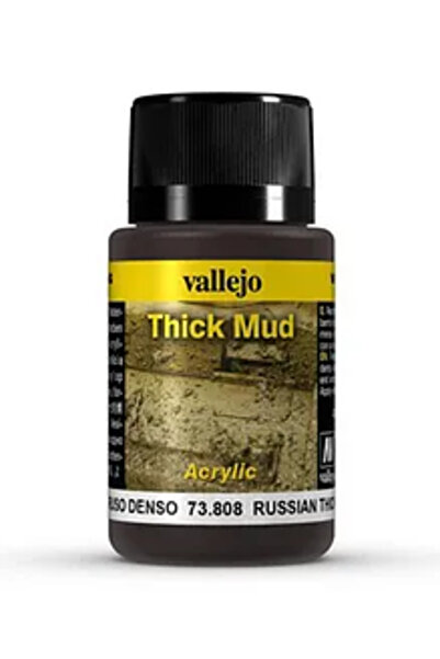 Vallejo طلاء أكريليك روسي سميك 73.808 بتأثيرات التجوية للمركبات ومجموعة نماذج الدروع