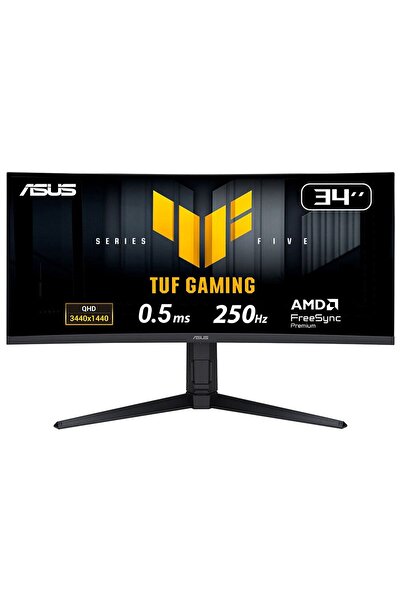 ASUS TUF Gaming VG34WQML5A 34 inç 250Hz 0.5ms WQHD Adaptive Sync VA Kavisli Gaming Monitör