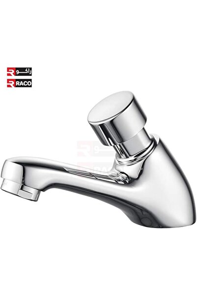 Raco BIB Tap Chrome, Self-Closing Delay Action Stainless Steel Tap (Basin Pillar Tap - FD231)