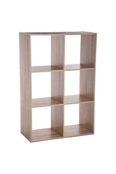 5FiveSmart 5Five Mix n'Modul shelf with 6 compartments, chipboard, 68x32x101 cm, beige