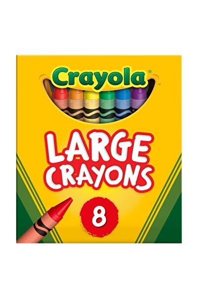Crayola أقلام تلوين كبيرة 8 قطع