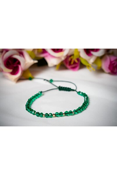 OEM Bracelet with round crystals and 585 14k gold balls