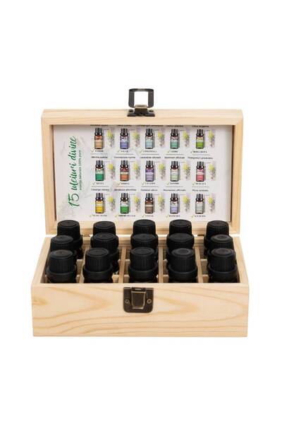 XTERRA SET 15 ULEIURI ESENȚIALE | CUTIE TERAPEUTICĂ | „SUFLETUL VORBEȘTE” | 2...