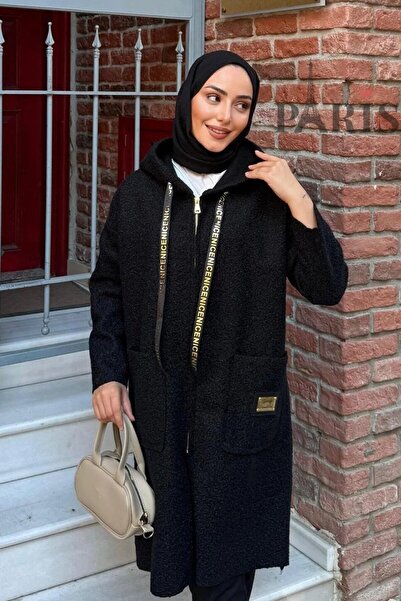 TrendParis Παλτό με διπλή τσέπη με φερμουάρ