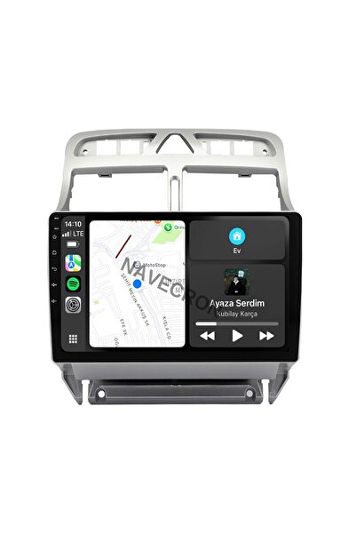 NAVECRON PEUGEOT 307 9" UYUMLU ANDROID MULTİMEDYA GERÇEK 2/32 KABLOSUZ CARPLA...