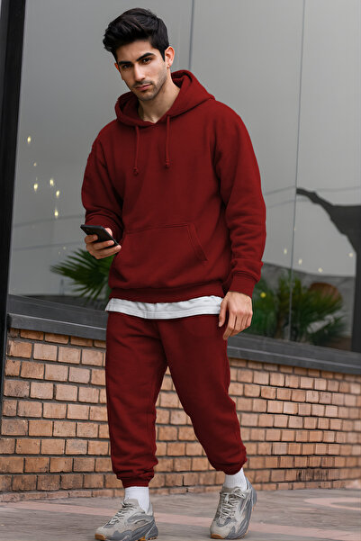 BayBayan ΑΝΔΡΙΚΟ ΣΕΤ ΑΘΛΗΤΙΚΗΣ ΦΟΡΜΑΣ ΜΕ ΦΟΥΤΕΡ OVERSIZE