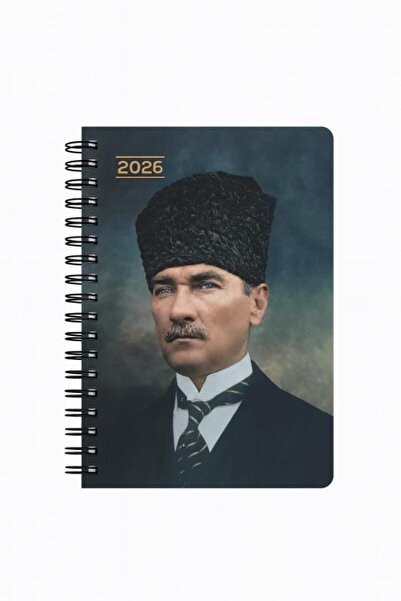 KESKİN COLOR 2026 - 17x24 Atatürk Günlük Spiralli Ajanda - Başkomutan