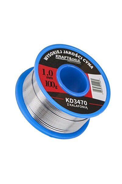 Kraft&dele Sârmă de lipit cu flux de colofoniu 100 g 1 mm, KD 3470