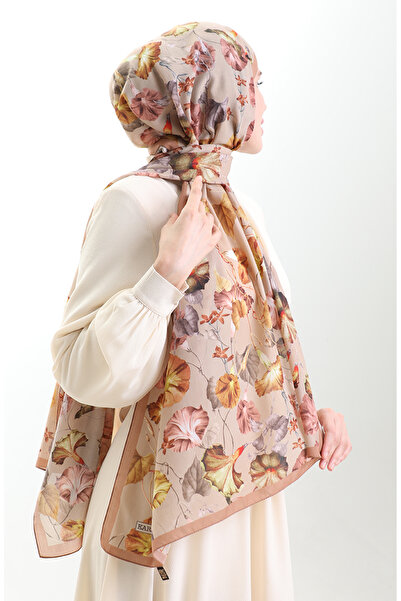 sefamerve Σάλι από βαμβάκι Karaca 82006-06 Καραμέλα Μουστάρδα