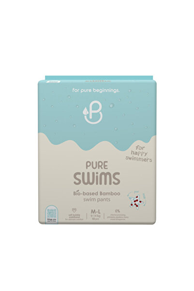 PUREBORN Swim Pants Medium/Large Size 9-14Kgs- 10s