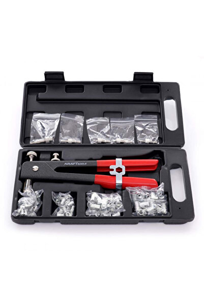 Kraft&dele Trusă manuală pentru piulițe nitibile M3-M8, 106 bucăți, KD 10555