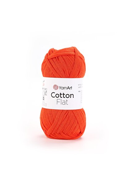 Yarnart COTTON FLAT - FIRE DE TRICOTAT PORTOCALIU-6721