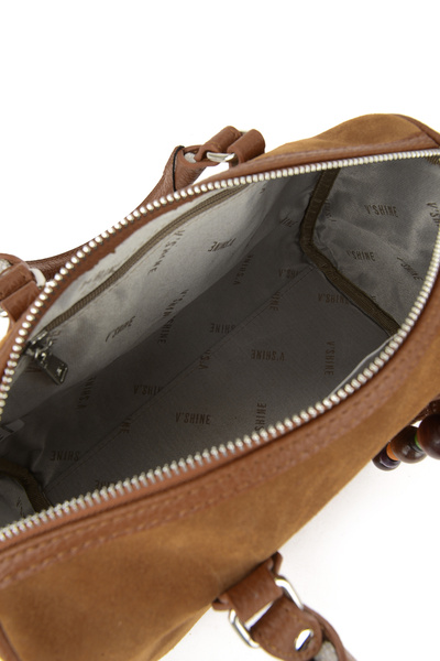 Ziya , Women's Genuine Leather Shoulder and Hand Bag 153979Z5011 Tan