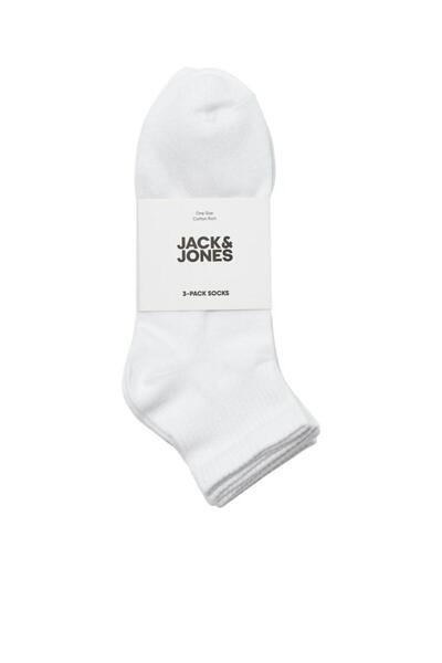 Jack & Jones Jack Jones Leon Short Tenis 3 Lü Paket Erkek Çorap 12257150