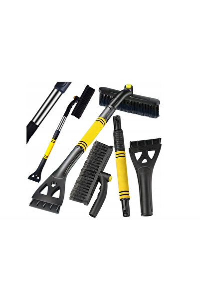 Ondragon Racletă telescopică cu perie, lungime maximă 83 cm, diametru exterio...