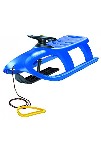 Prosperplast Bullet Control sled, blue, with steering wheel and direction control, steel slide rail, 102x40x45cm