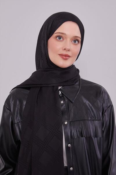 Levidor Siyah Jakar Şal