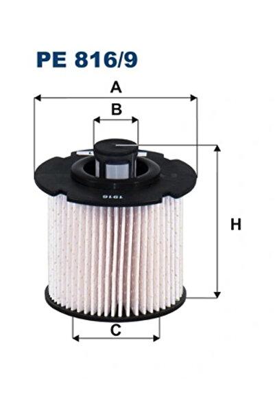Filtron Fuel Filter Citroen Berlingo Multispace/C4 Cactus/C4 Grand Picasso 2 ...