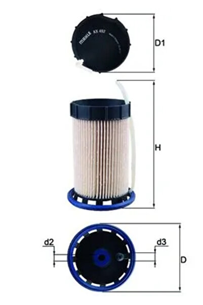 KNECHT Filtru Combustibil Audi A3 Seat Leon 2012-2024