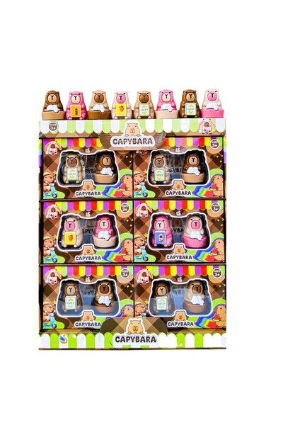 Retoys Capybara 2'li Sevimli Figürler