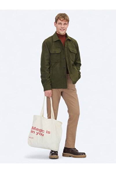 Kip Haki Regular Fit Overshırt