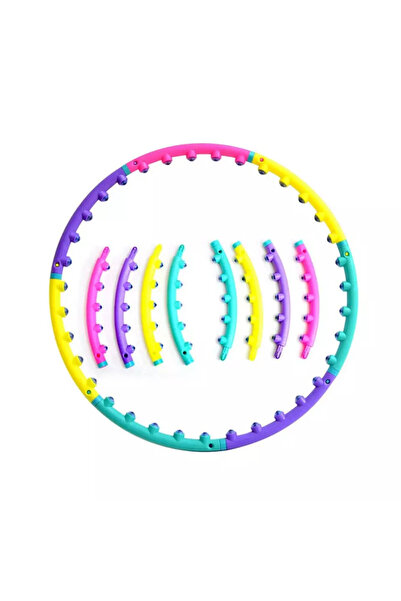 TSUMAB طوق تدليك قابل للفصل من Body Sculpture - طوق هولا للياقة البدنية والتخسيس