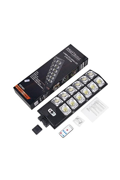 Kraft&dele Lampă solară LED cu telecomandă 1700 W, KD 3481