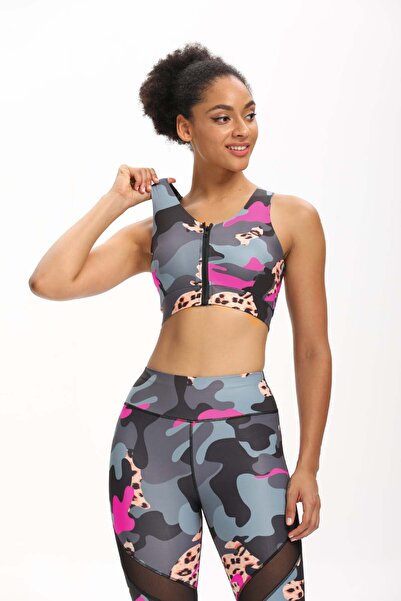 WildFashion Set 2 piese compleu sport din top si colanti model army A769B-5518