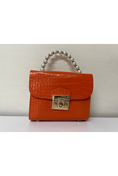 Eylül Spor Mini Women's Pearl Hand and Shoulder Chain Strap Bag