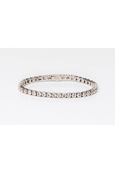 Dr.Ice 4mm gold plated tennis bracelet