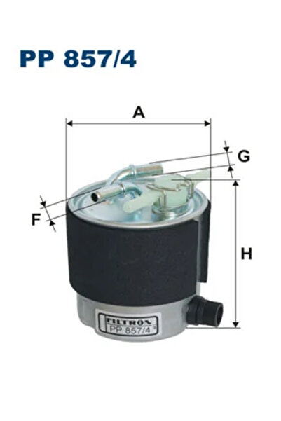 Filtron Горивен филтър Nissan NP200/NV200 / Evalia Bus/NV200 Каросерия