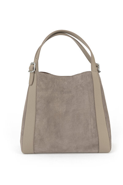 Ziya , Women's Genuine Leather Shoulder and Hand Bag 153979Z5012 Sand