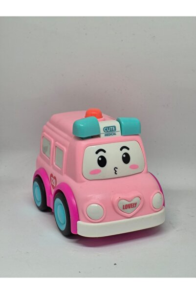 Fidan oyuncak Set of 4 Cute Vehicles with Friction Powered Movement