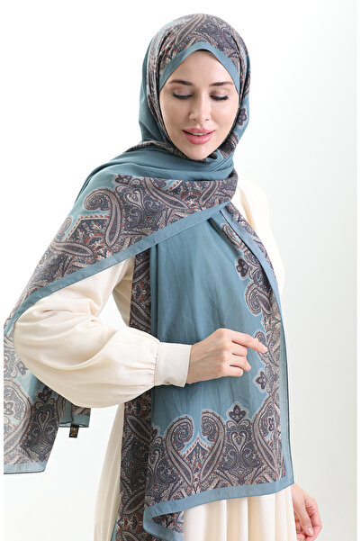sefamerve Karaca cotton shawl 82004-08 indigo