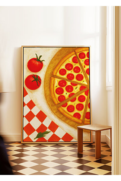 ARTHOUSECOLLECTIVE Poster cu pizza - Colecția Pizza – Poster fără cadru în di...
