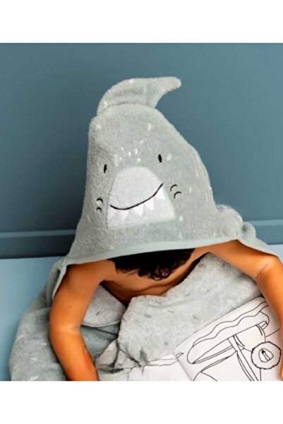 PAMUK HANIM منشفة استحمام للأطفال من القطن 100%، منشفة كبيرة الحجم 70×130 سم