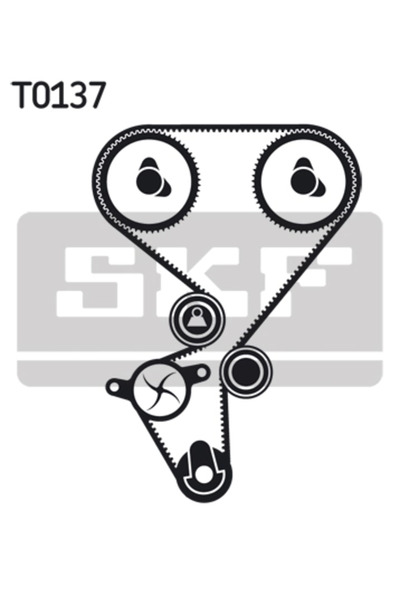 SKF Комплект ангренажен ремък Citroen Saxo Peugeot 106 2