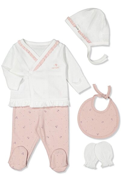 Bebetto حياكة دانتيل مجموعة زيبين مكونة من 5(عبوات) بودرة (طبيعية)