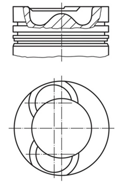 MAHLE Piston Renault Trucks Midlum/Premium