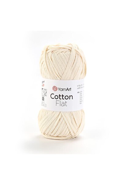 Yarnart COTTON FLAT - FIRE DE TRICOTAT CREM-6702