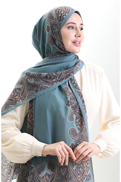 sefamerve Karaca cotton shawl 82004-08 indigo