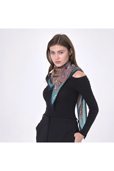Nomads Felt Nomads Shawl Patterned Small Wool Silk Scarf Shawl
