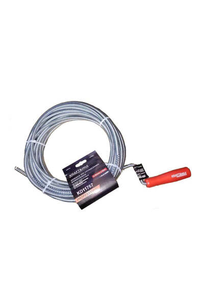 Kraft&dele Serpentină de desfundare pentru țevi, 9 mm x 10 m, KD 11767