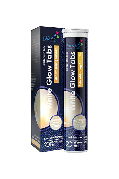 Paxas White Glow Tabs, 20 Effervescent Tablets