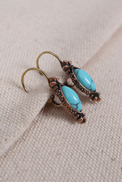 Süspüs Accessories Turquoise Stone Authentic Earrings