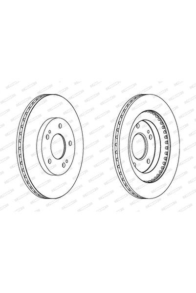 FERODO Disc Frana Mitsubishi Pajero Pinin 1 Ssangyong Korando/Rexton / Rexton 2